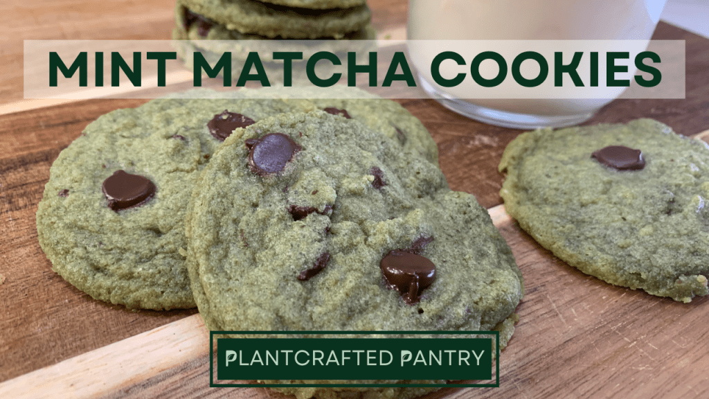 Mint Matcha Chocolate Chip&nbsp;Cookies